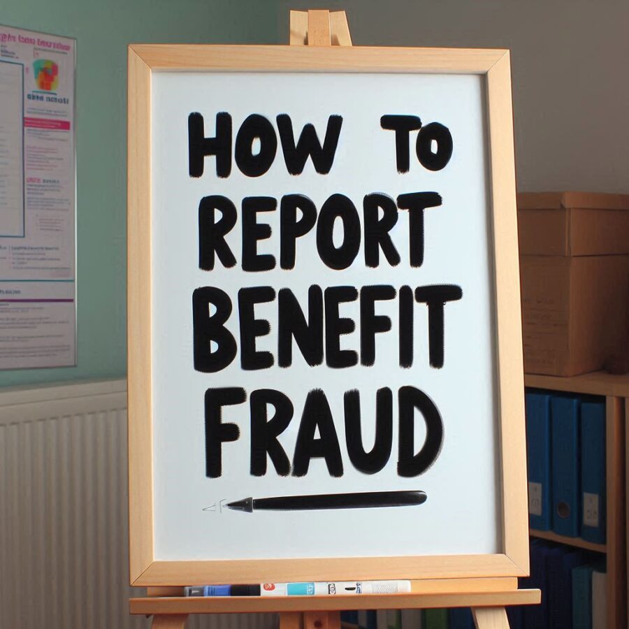 How to report benefit fraud.